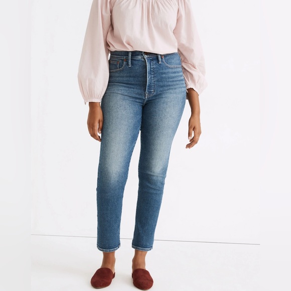 Madewell Denim - Madewell The Perfect Vintage Jean in Melgrove Wash 27 High Rise Mom 90s